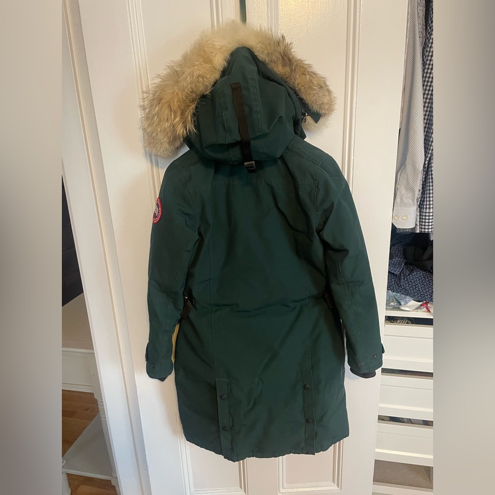Canada Goose XS Kensington Park - Algonquin Green w/ Removable Fur Trim - Picture 9 of 10